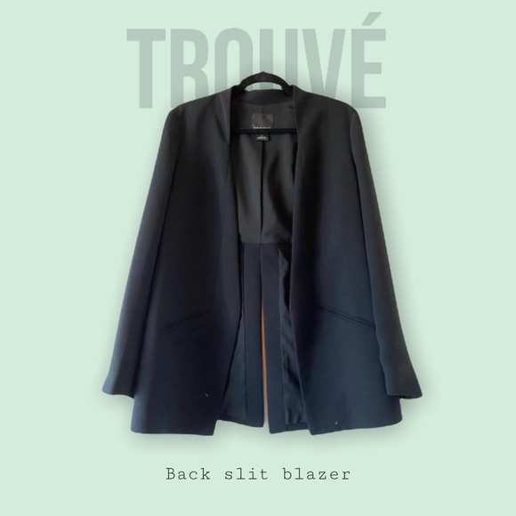 Elegant fitted blazer with trendy back cut - Picture 1 of 3